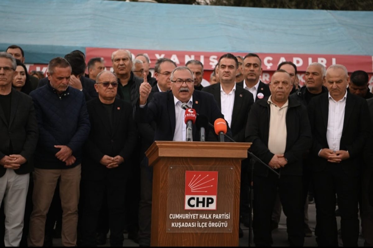 CHP AYDIN MİLLETVEKİLİ SÜLEYMAN BÜLBÜL:'ORGANİZE KÖTÜLÜĞE HEP BİRLİKTE DUR DİYECEĞİZ. BAŞKANIMIZ ÖMER GÜNEL YALNIZ DEĞİLDİR'
