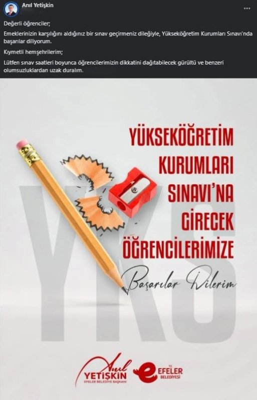 EFELER'DE YKS SEBEBİYLE ÇÖP TOPLAMA SAATLERİ DEĞİŞTİ..