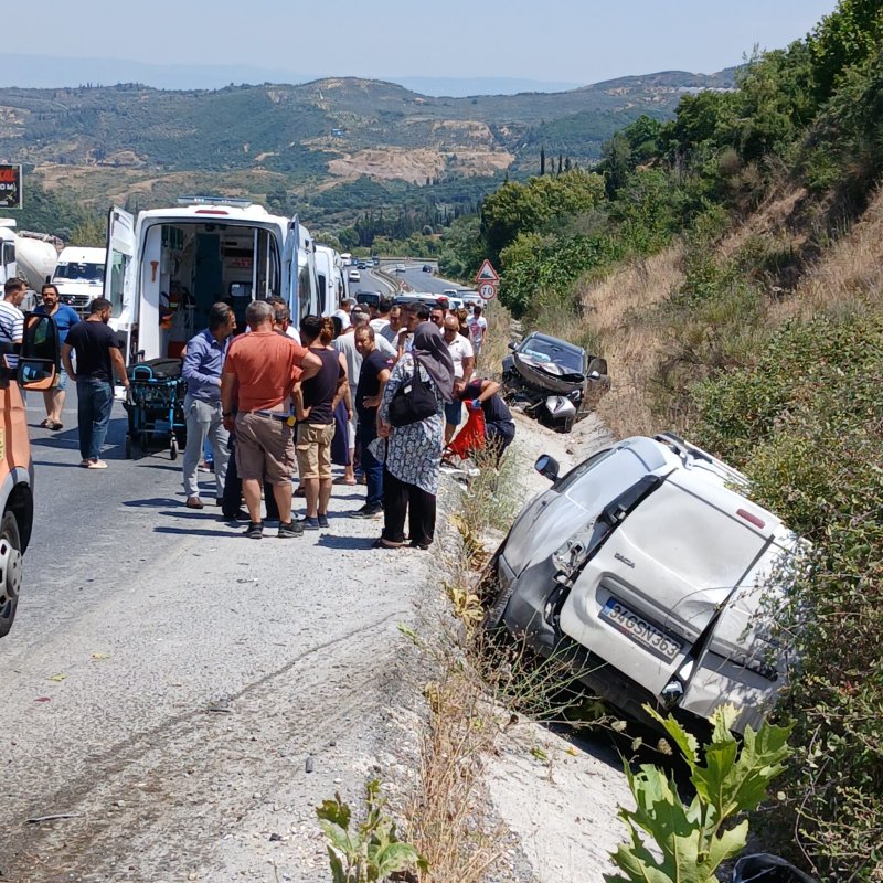 KUŞADASI SÖKE YOLUNDA KORKUNÇ KAZA..