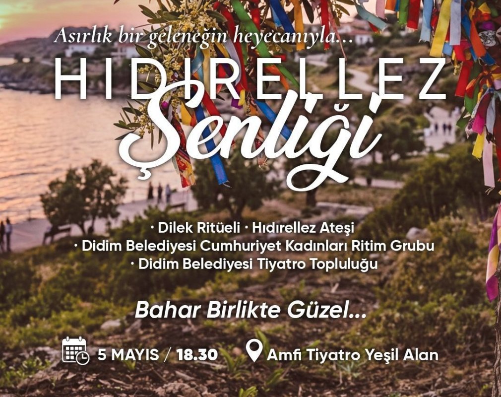 DİDİM BELEDİYESİ’NDEN HIDIRELLEZ ŞENLİĞİ