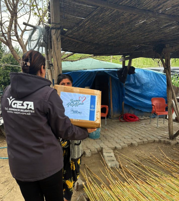 GERMENCİK’TE  ERZAK YARDIMI RAMAZAN’LA SINIRLI KALMIYOR, TÜM YILA YAYILIYOR