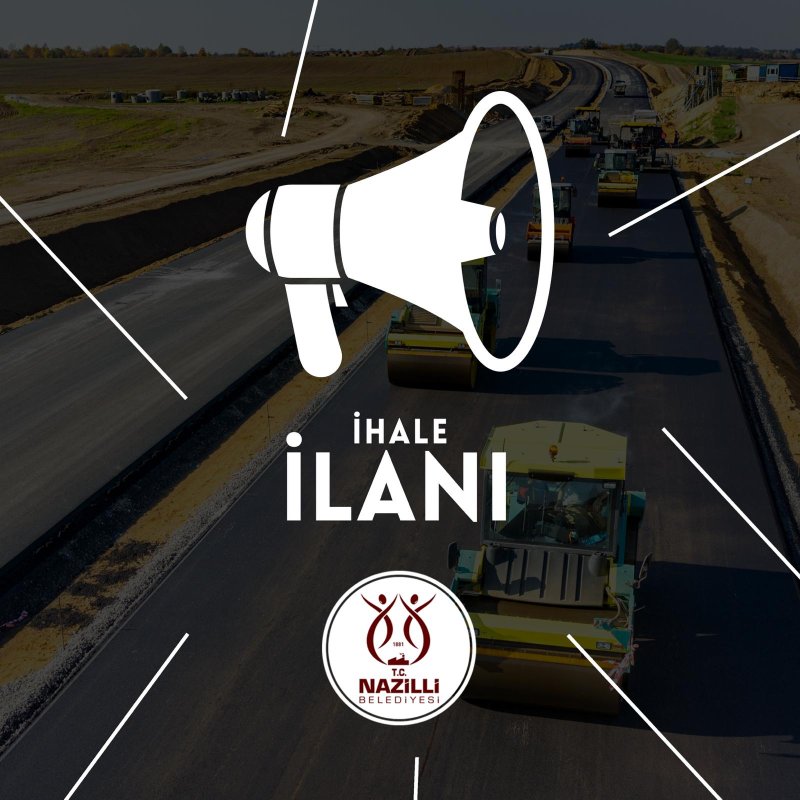 NAZİLLİ’DE 8 FUTBOL SAHASI BÜYÜKLÜĞÜNDE ASFALT İHALESİ.