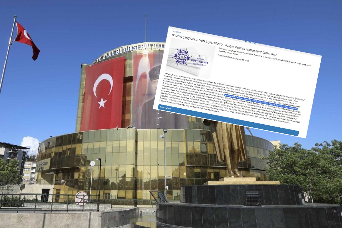 BÜYÜKŞEHİR, ‘NAZİLLİ’YE YATIRIM YAPTIM’DEMEK İÇİN MAHALLE İTHAL ETTİ..