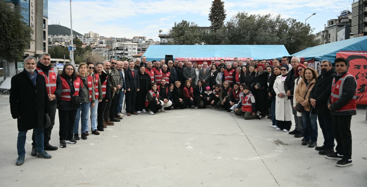 CHP KUŞADASI İLÇE ÖRGÜTÜ BAŞKAN ÖMER GÜNEL İÇİN TEK VÜCÛD