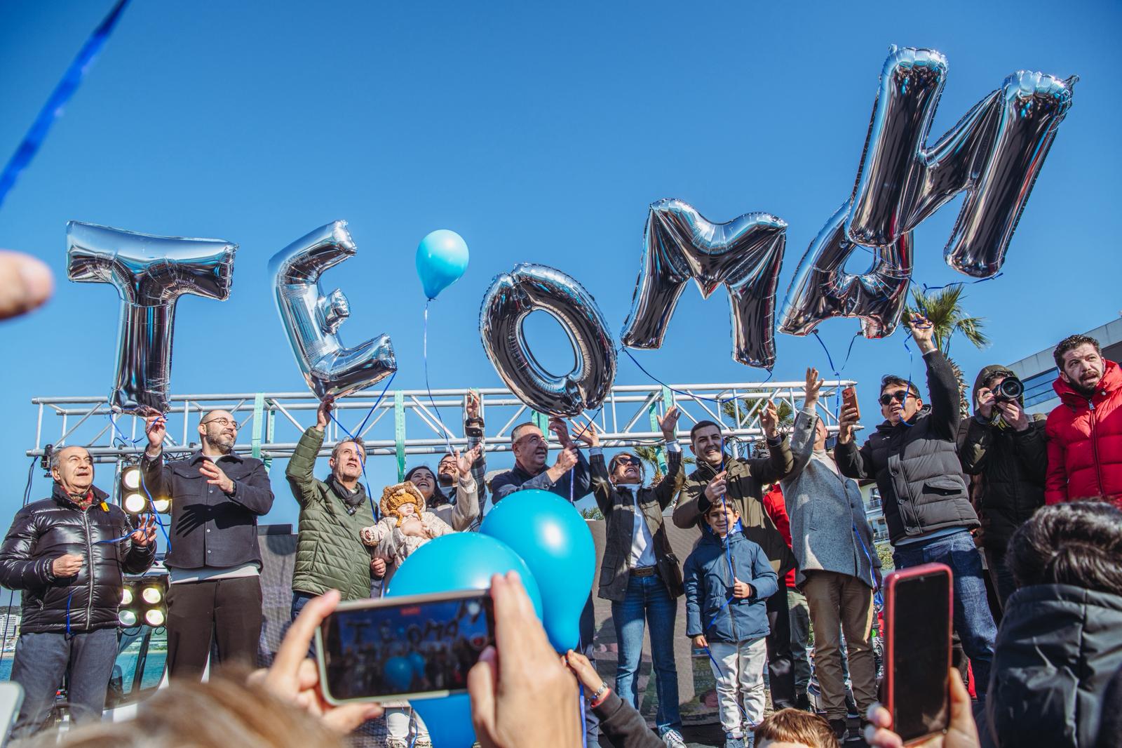 Sevinç balonları SMA’lı Teoman bebek için uçuruldu…