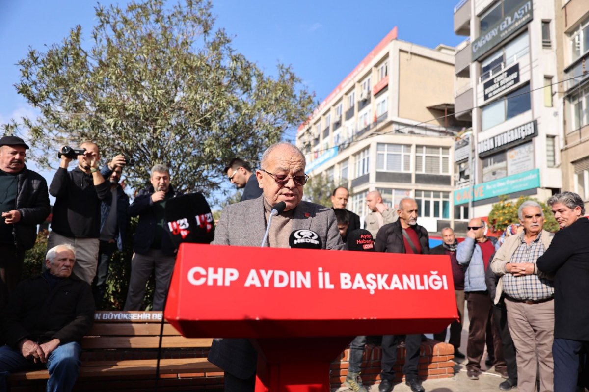 CHP AYDIN İL BAŞKANI SAATÇI'DAN ASILSIZ HABER AÇIKLAMASI