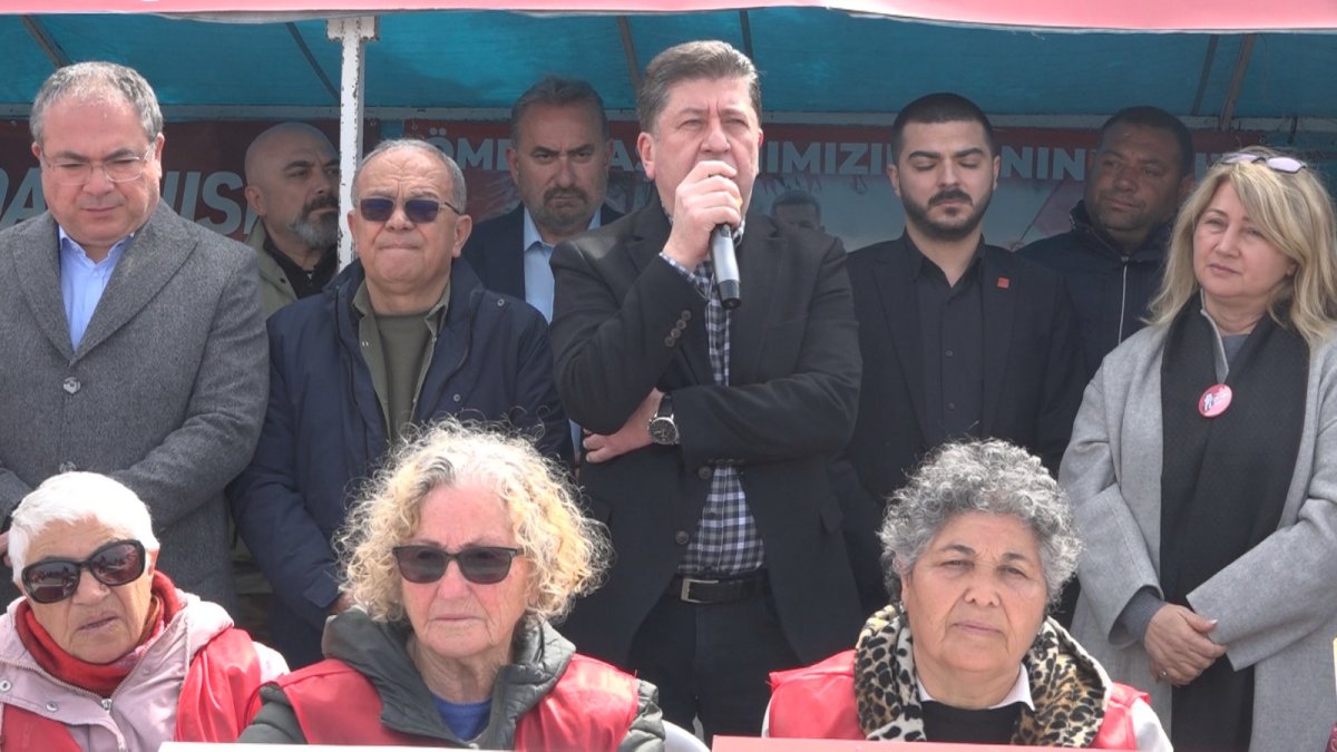 CHP'Lİ VEKİL YAŞAR  TÜZÜN, ÖMER GÜNEL İÇİN NÖBETTE