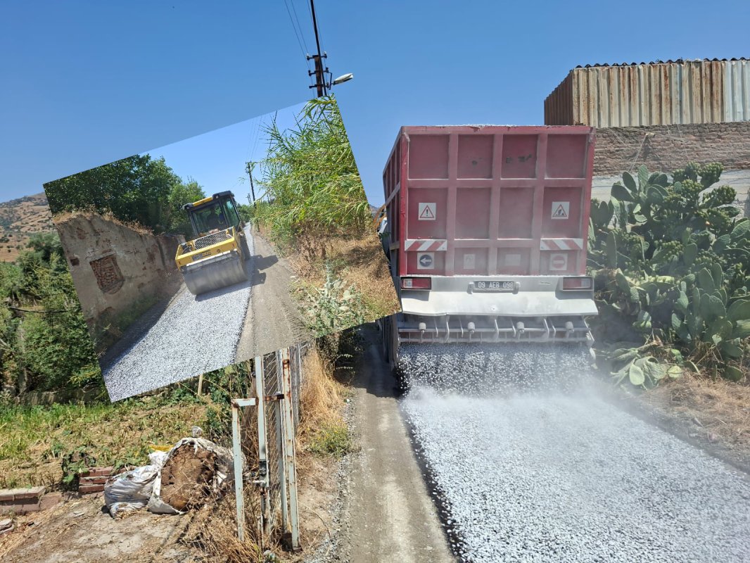EFELER BELEDİYESİ'NİN YOL YATIRIMLARI BÜYÜYEREK SÜRÜYOR..